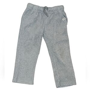 Carter’s size 2T gray sweatpants elastic waistband, drawstring, polyester